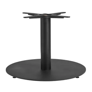 Boston Sleek Base - Black Large Round - Coffee