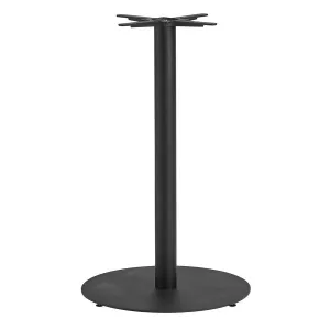 Boston Sleek Base - Black Large Round - Mid Height