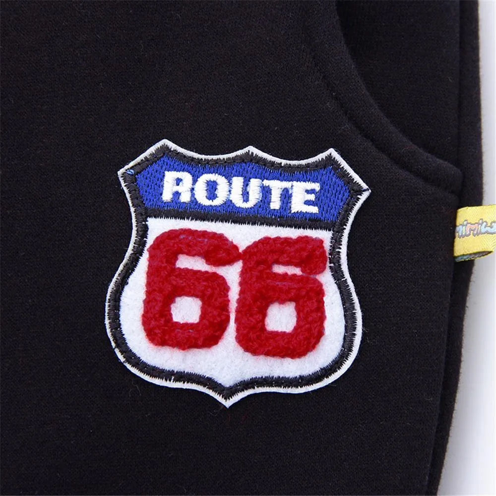 Boys Number Warm Pants Baby Boy Boutique Wholesale