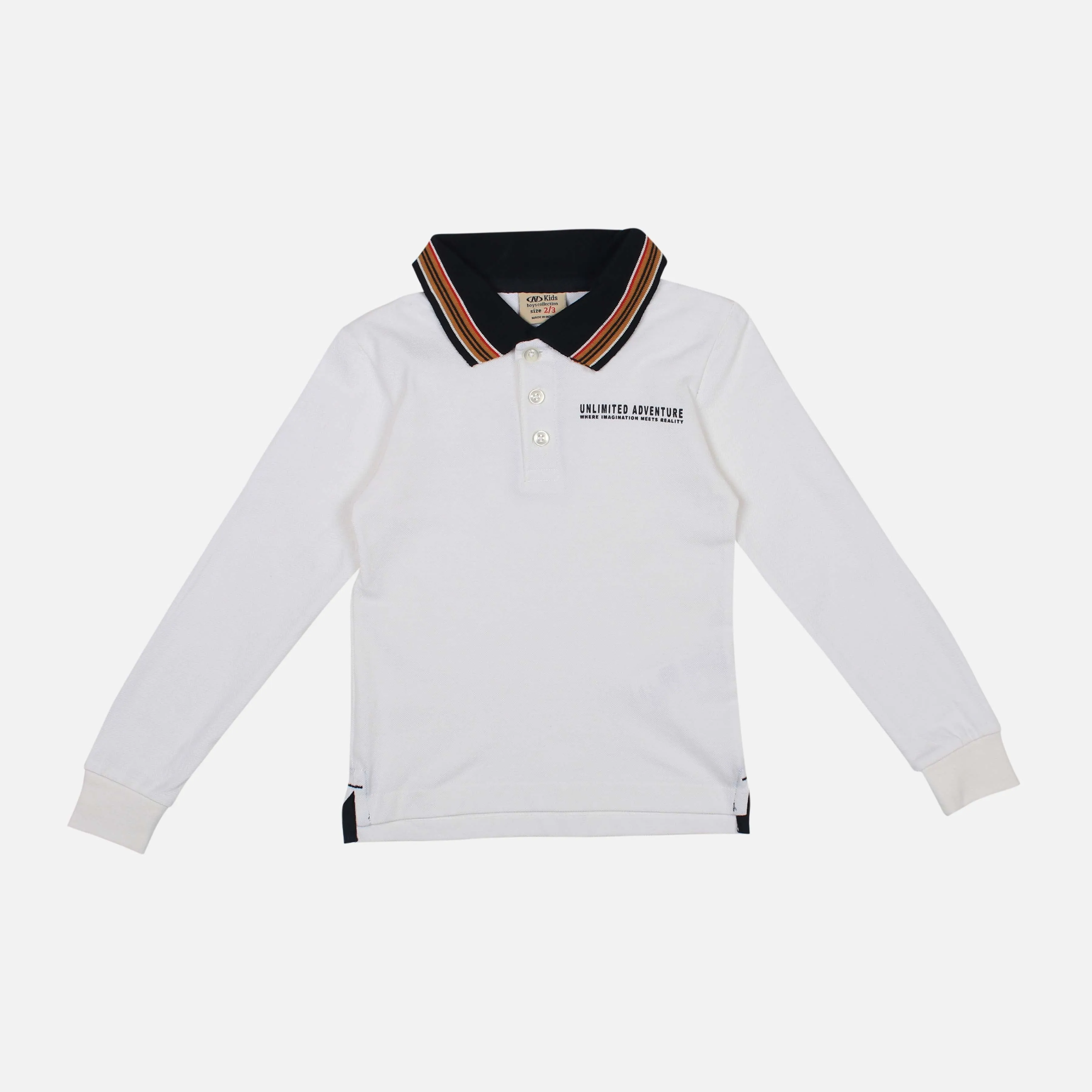 BOYS POLO LONG SLEEVE