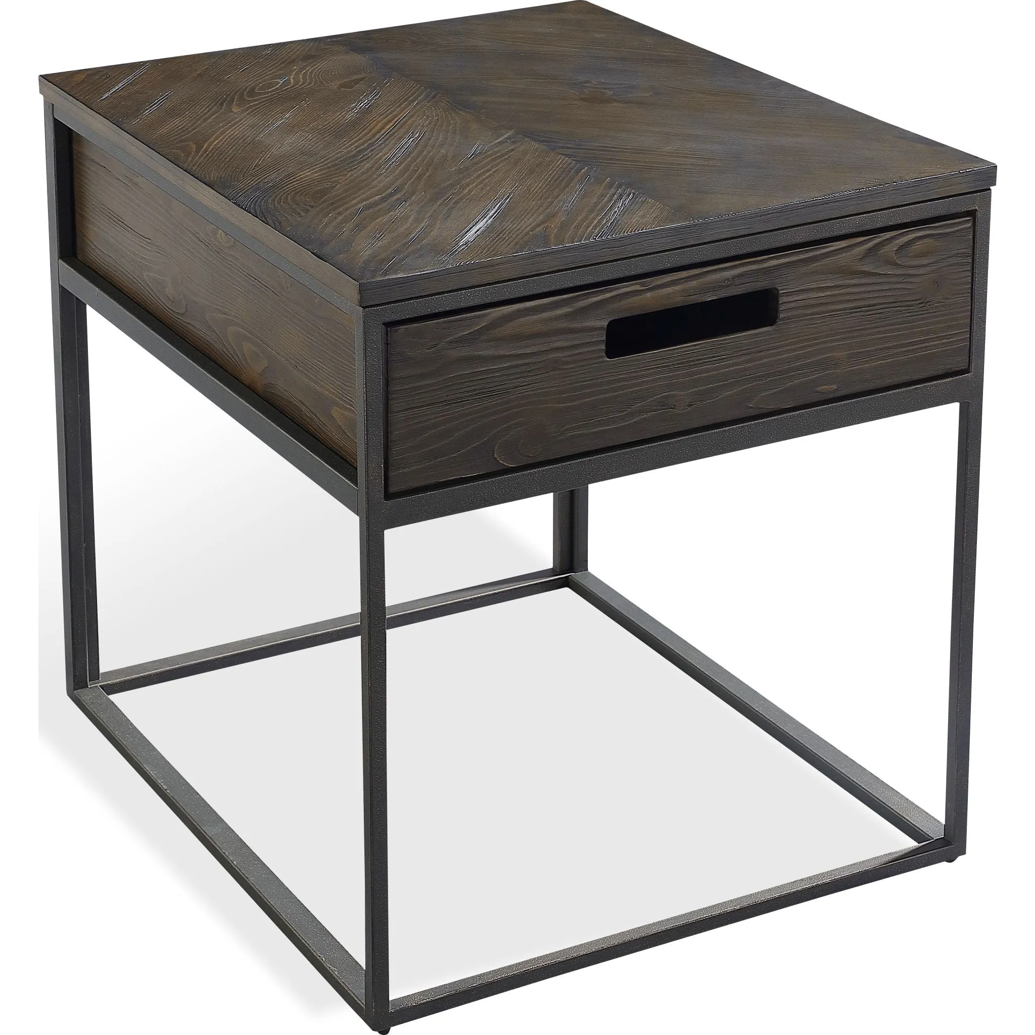 Bradley End Table - Double Fudge