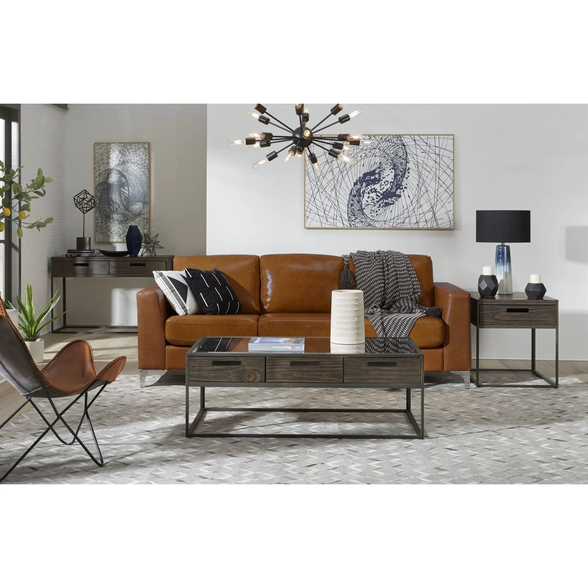 Bradley End Table - Double Fudge