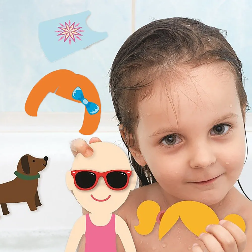 Buddy & Barney Dress-Up Bath Time Foam Stickers - 32 Pieces