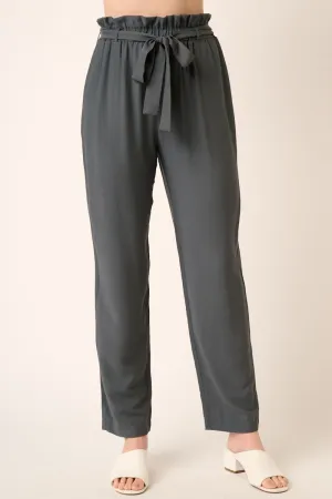 Calla Cinch Waist Straight Pant