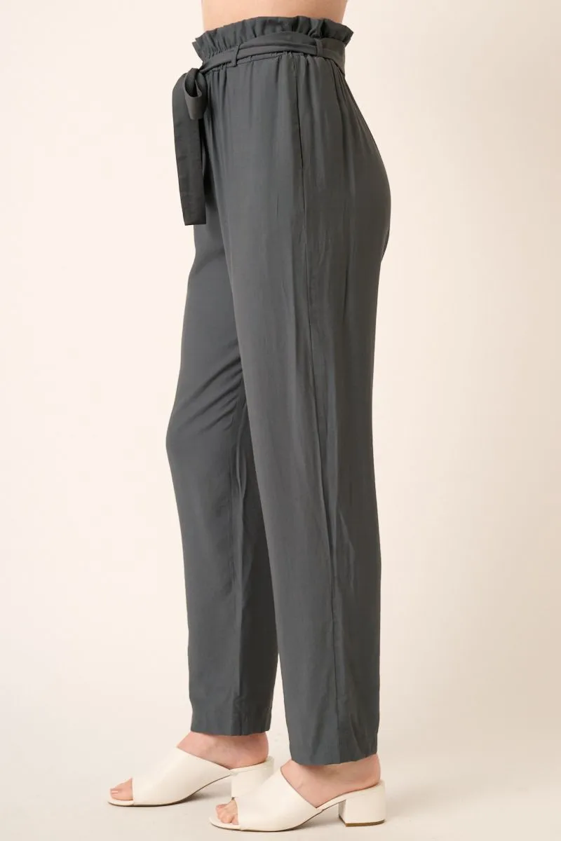Calla Cinch Waist Straight Pant