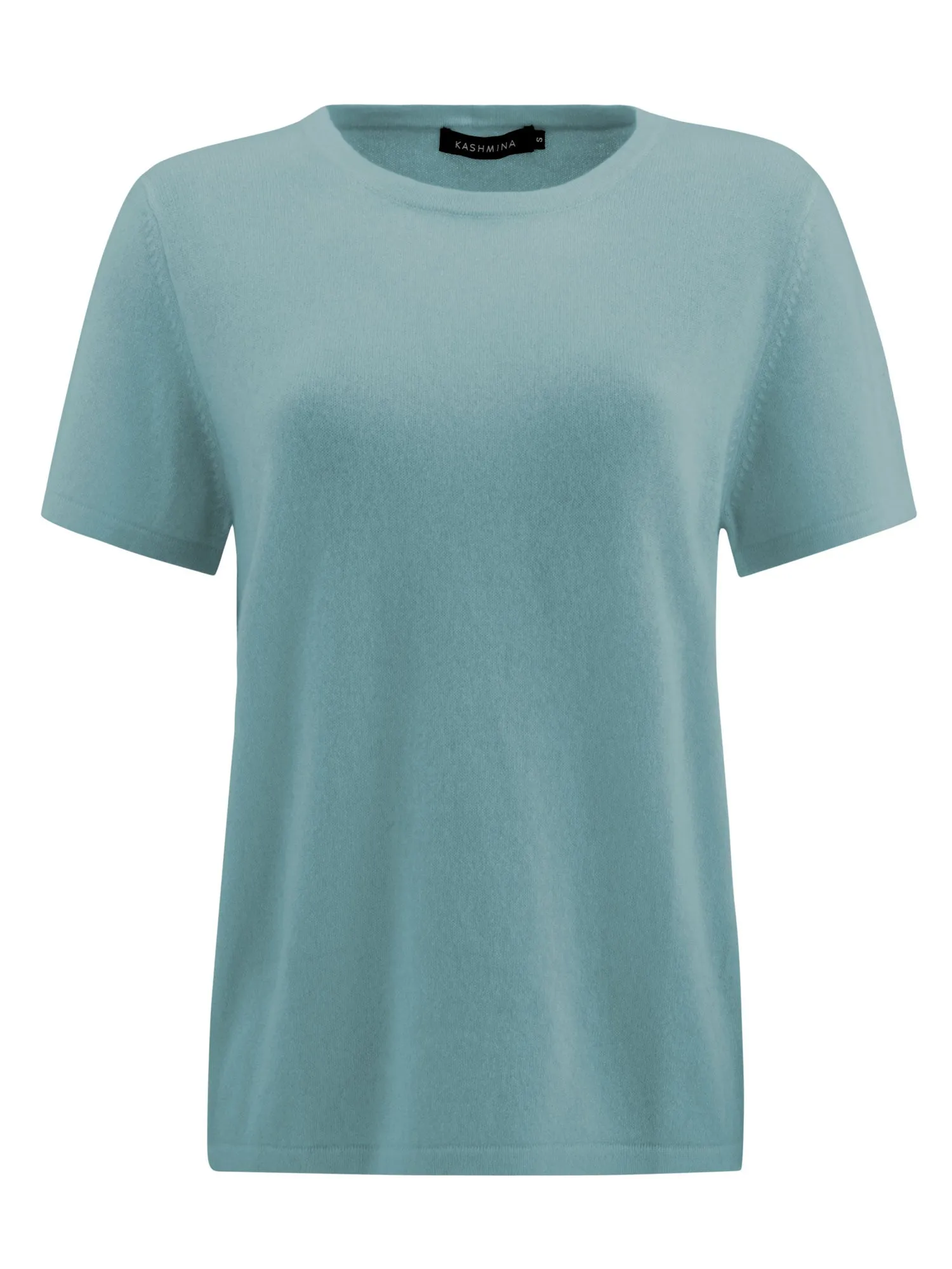 Cashmere T-shirt "Fresh" - arctic