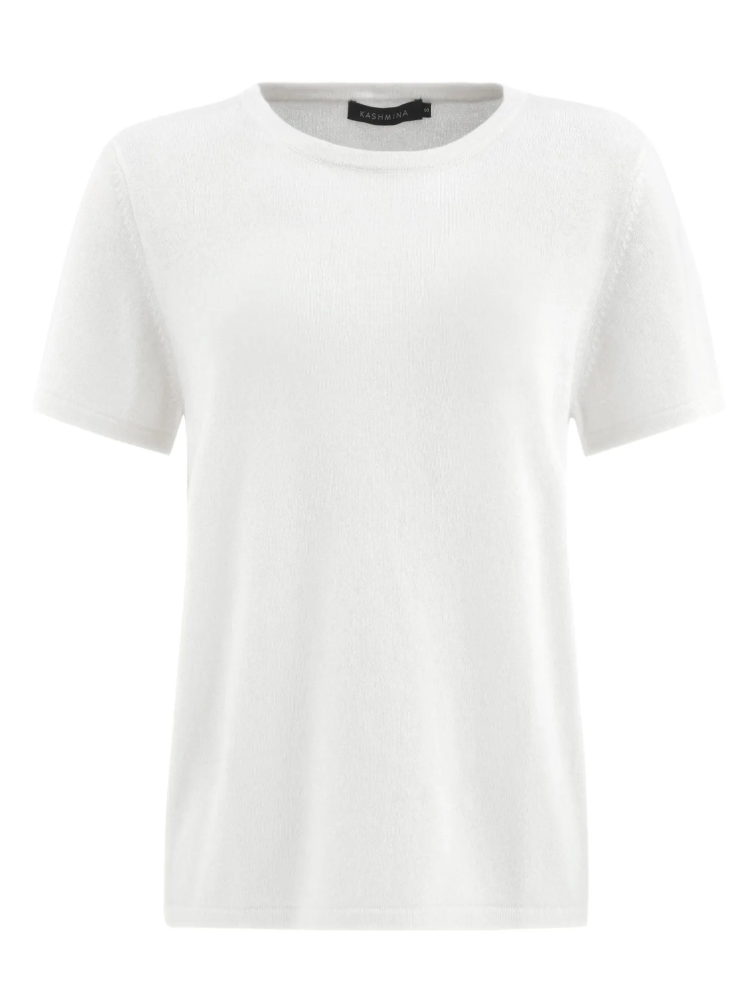 Cashmere T-shirt "Fresh" - white