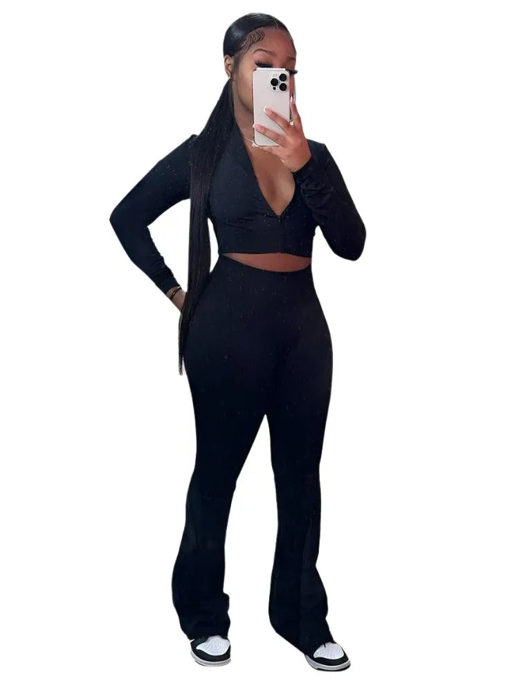 Chic Fashion 3-Piece Set Versatile Streetwear for Fitness and Casual Outings!