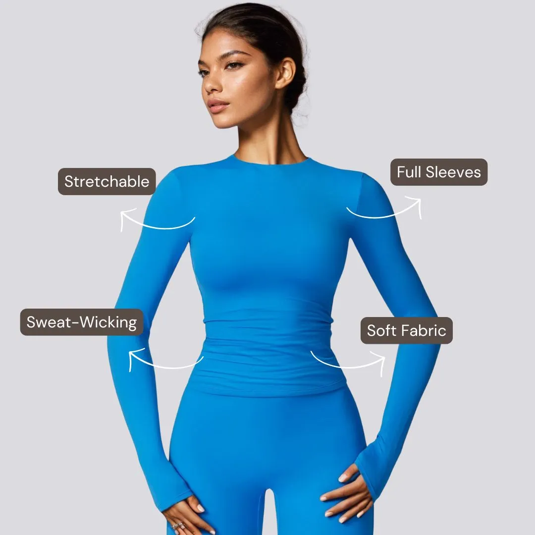 Classic Cover Top - Vivid Blue