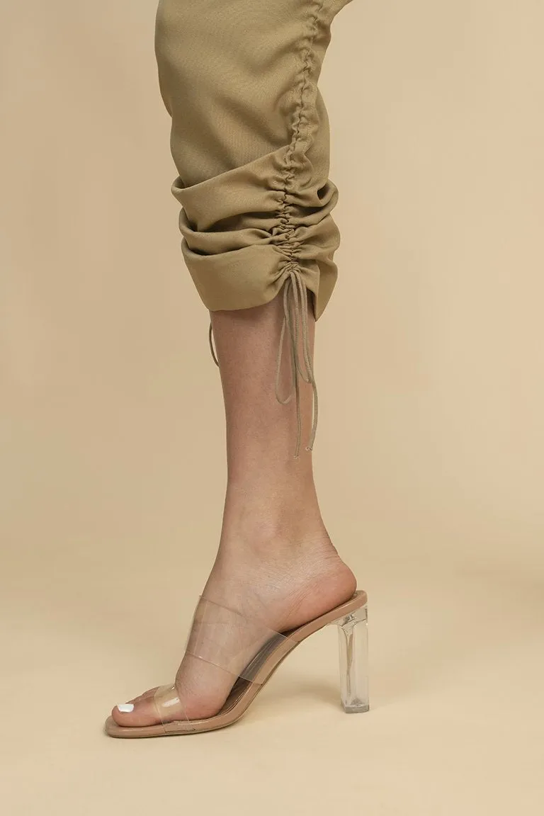 Comm Classic Draw string Co-ord Beige