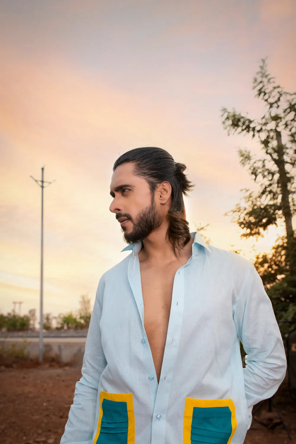 Cool Blue Shirt