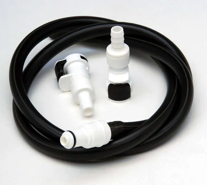 Cool Shirt Drain Kit w/ 2' Hose & Quick Disconnect Fitting