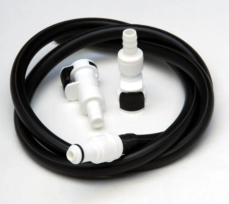Cool Shirt Drain Kit w/ 2' Hose & Quick Disconnect Fitting