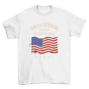 Cool veterans quote t-shirt