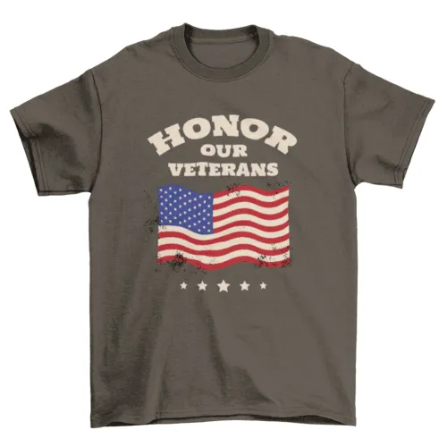 Cool veterans quote t-shirt