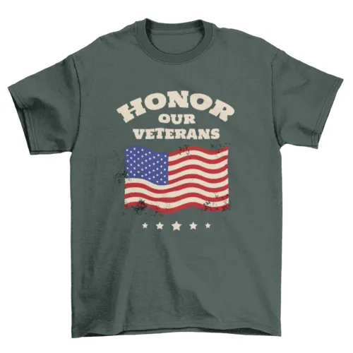 Cool veterans quote t-shirt
