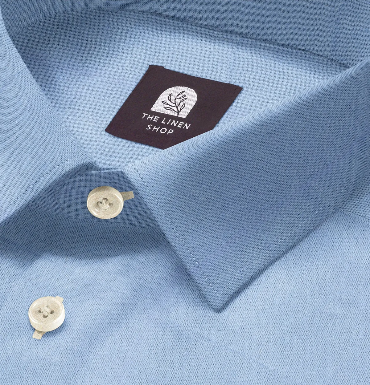 Cotton Linen - Long Sleeve - Sky Blue