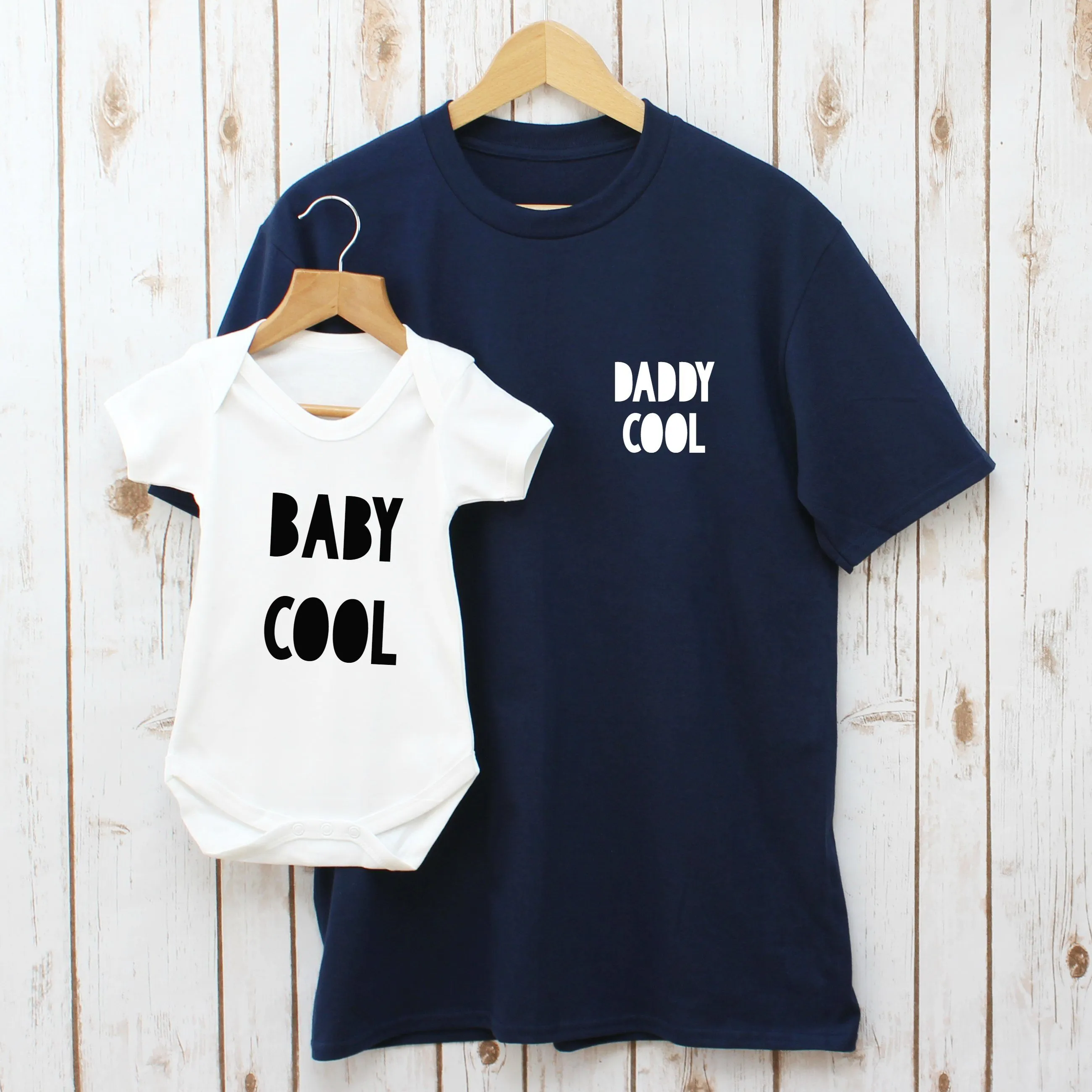 Daddy Cool and Baby Cool T Shirt Set
