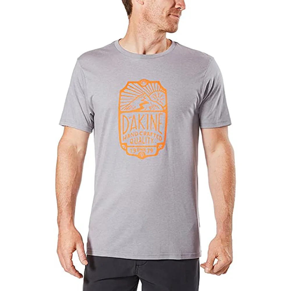Dakine Mens Da Rail Short Sleeve Heather Dark Grey T-Shirt - 10001869-HEATHERDARKGREY-S