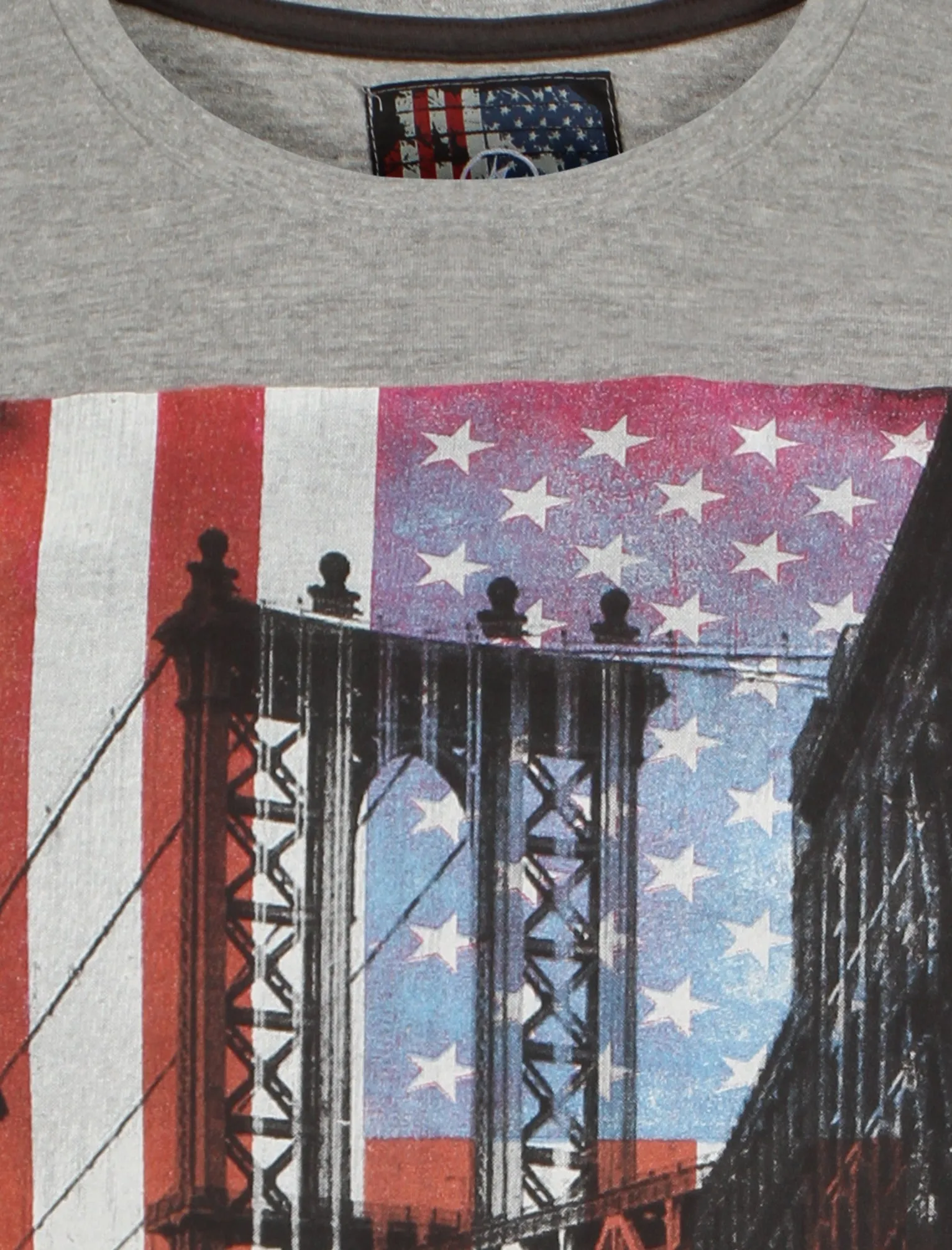 Dissident Walk The Line Grey T-Shirt