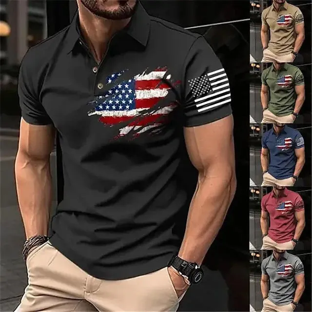 Dynamic Striped Spring Men's Casual Shirt