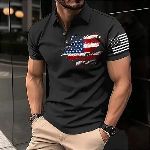 Dynamic Striped Spring Men's Casual Shirt