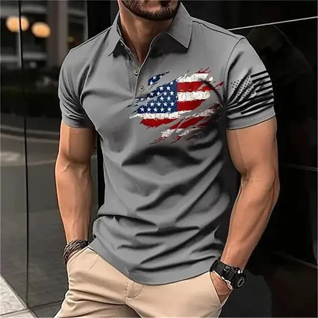 Dynamic Striped Spring Men's Casual Shirt