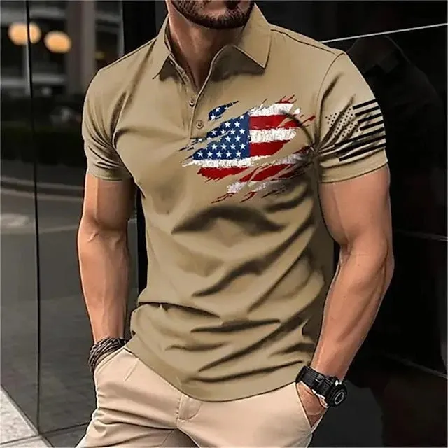 Dynamic Striped Spring Men's Casual Shirt