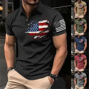 Dynamic Striped Spring Men's Casual Shirt