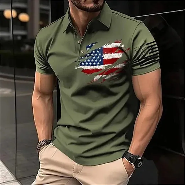 Dynamic Striped Spring Men's Casual Shirt