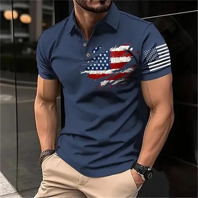 Dynamic Striped Spring Men's Casual Shirt