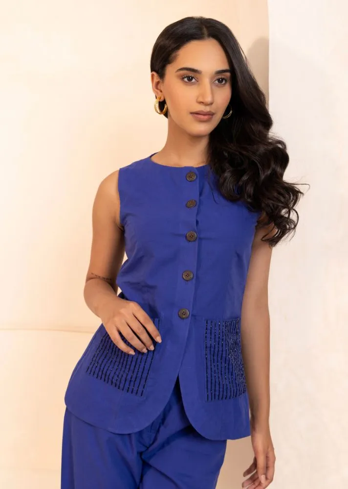Ezra Top Blue