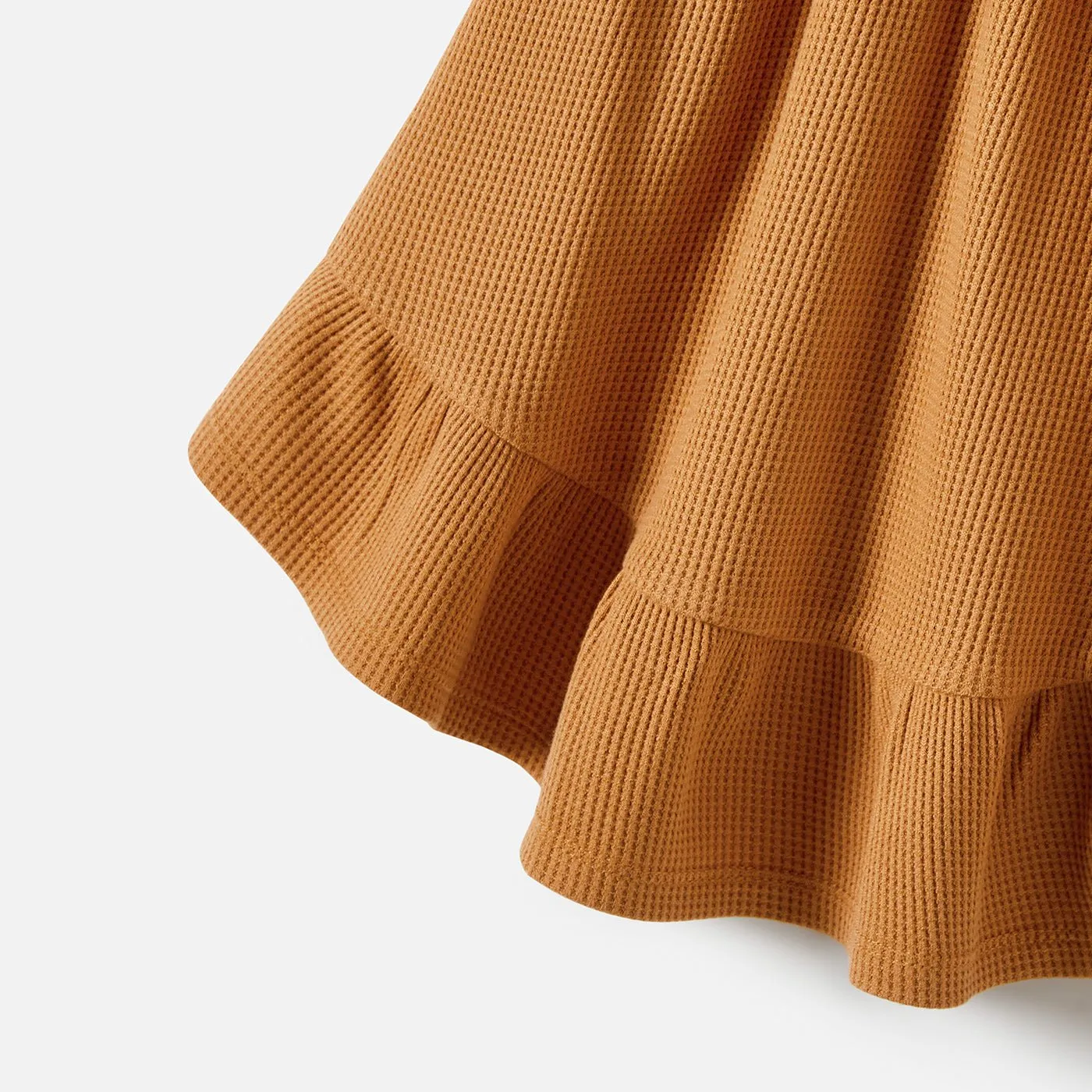 Family Matching Solid Color High Low Hem Dresses And Short Sleeve Striped Colorblock Tops Sets