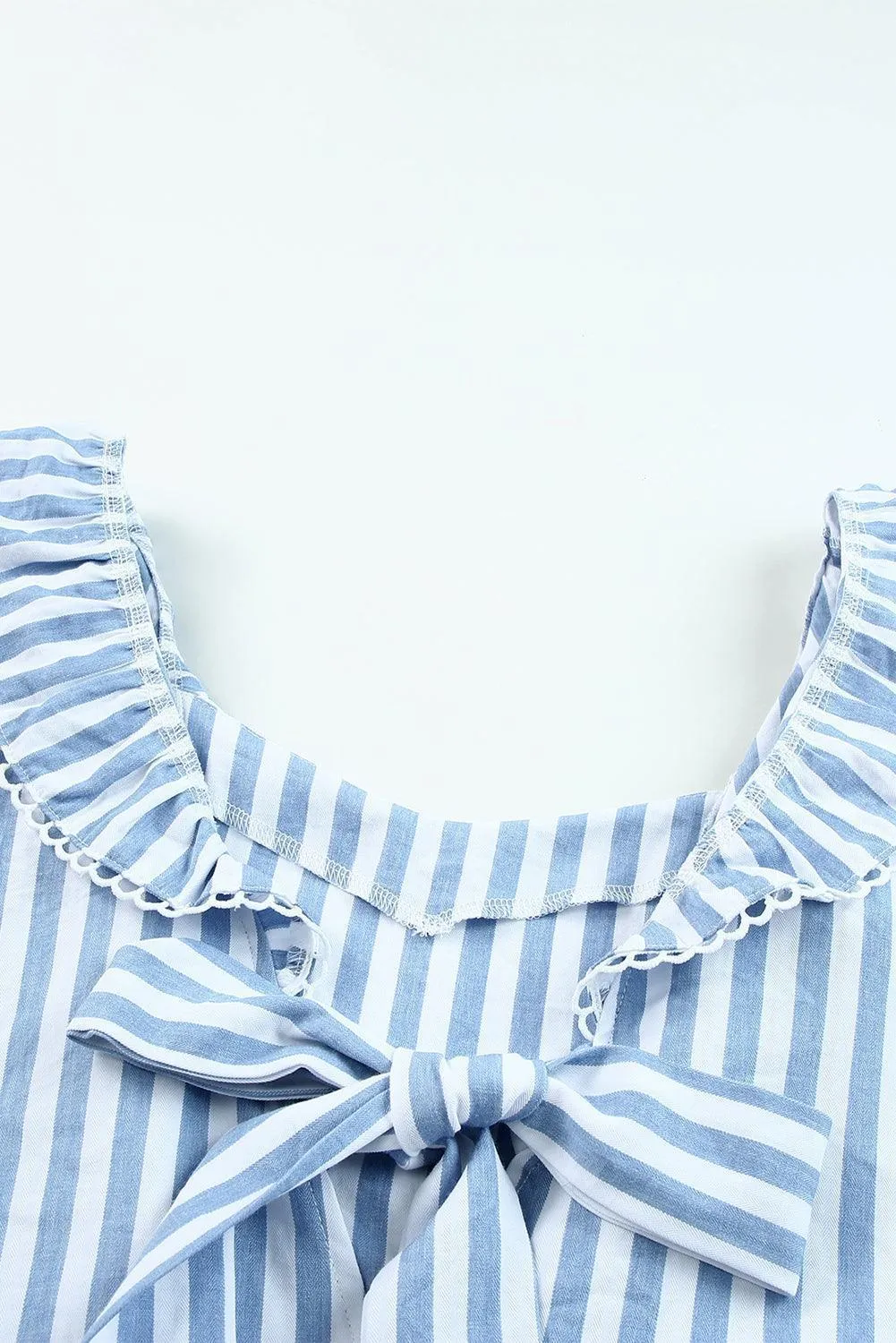 Fashion-Forward Babe Ruffled Open Back Tank Top