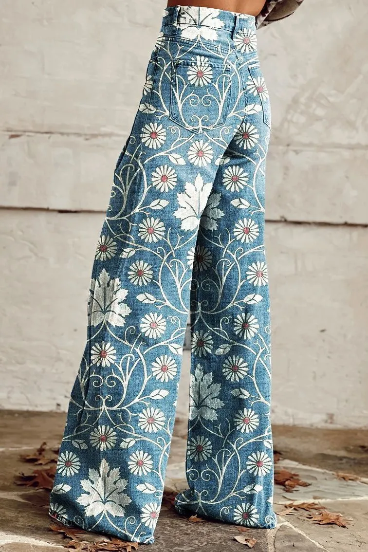 Flora™ | Vintage Flared Pants