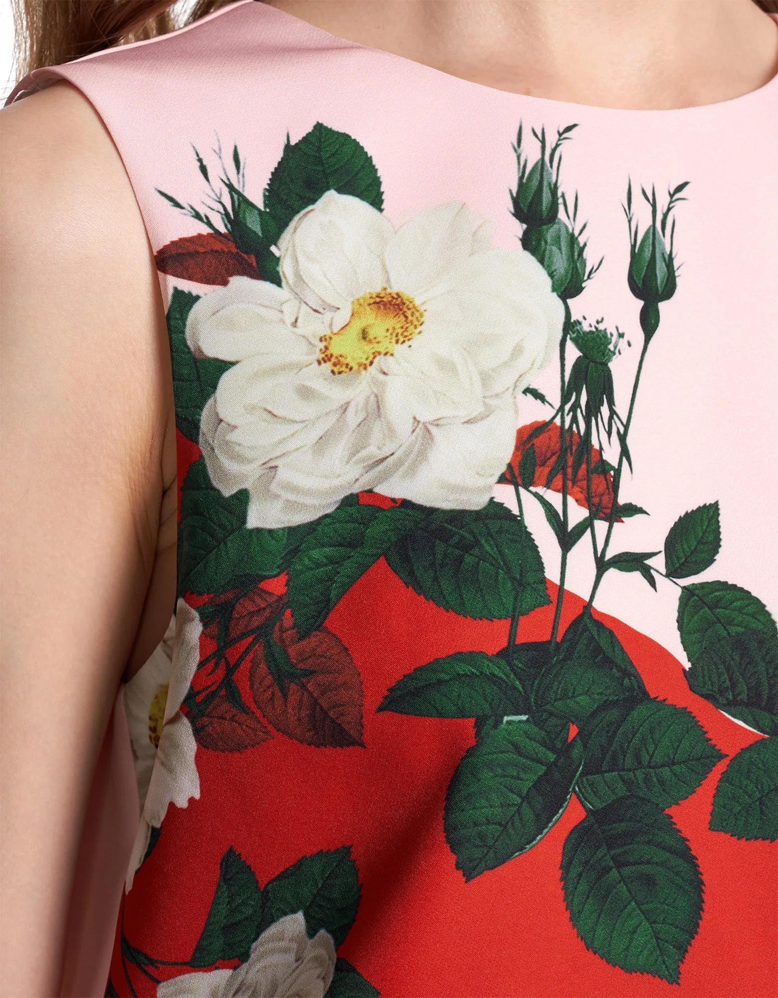Floral Print Sleeveless Top