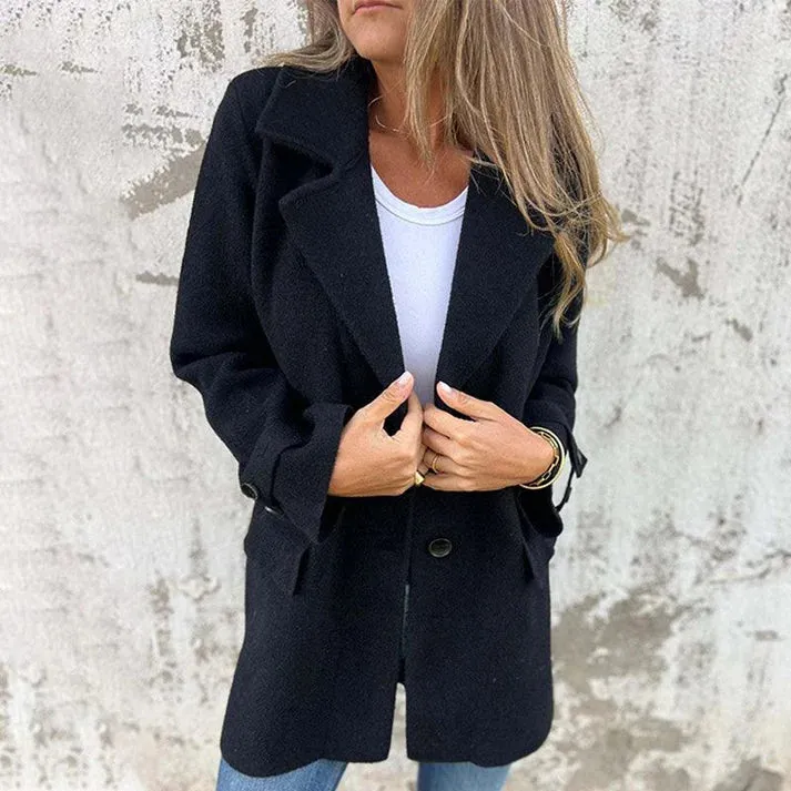 Freya | Classic Button-Up Coat