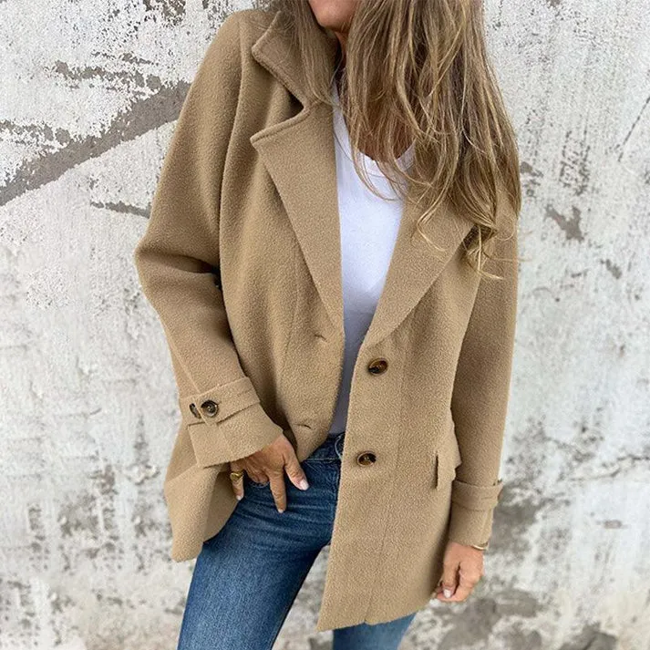 Freya | Classic Button-Up Coat