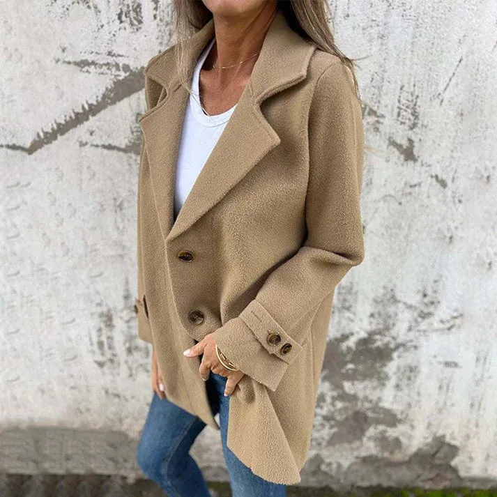 Freya | Classic Button-Up Coat