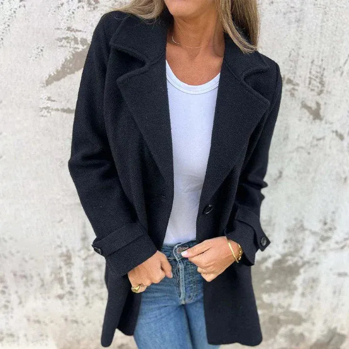 Freya | Classic Button-Up Coat