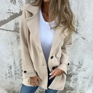 Freya | Classic Button-Up Coat
