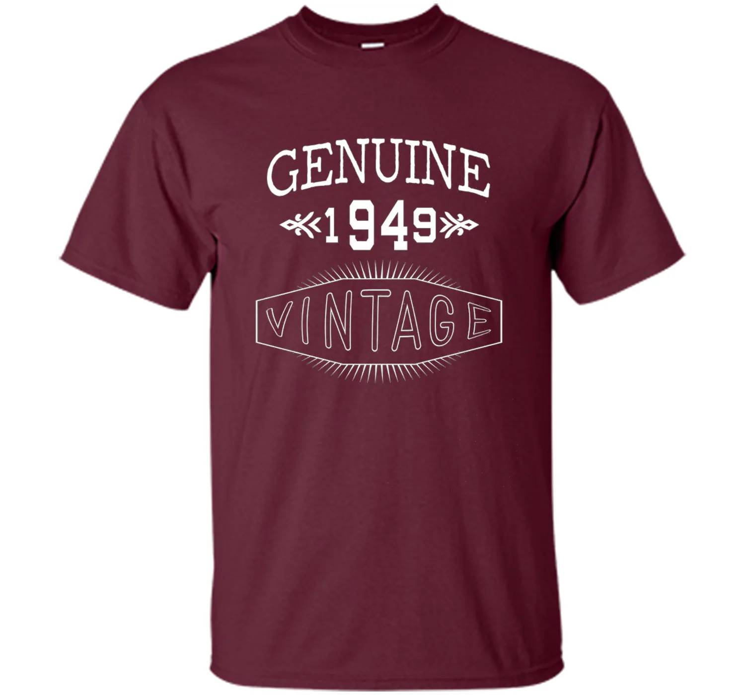 Genuine 1949 Vintage Birthday Gifts T-shirt For Men Women