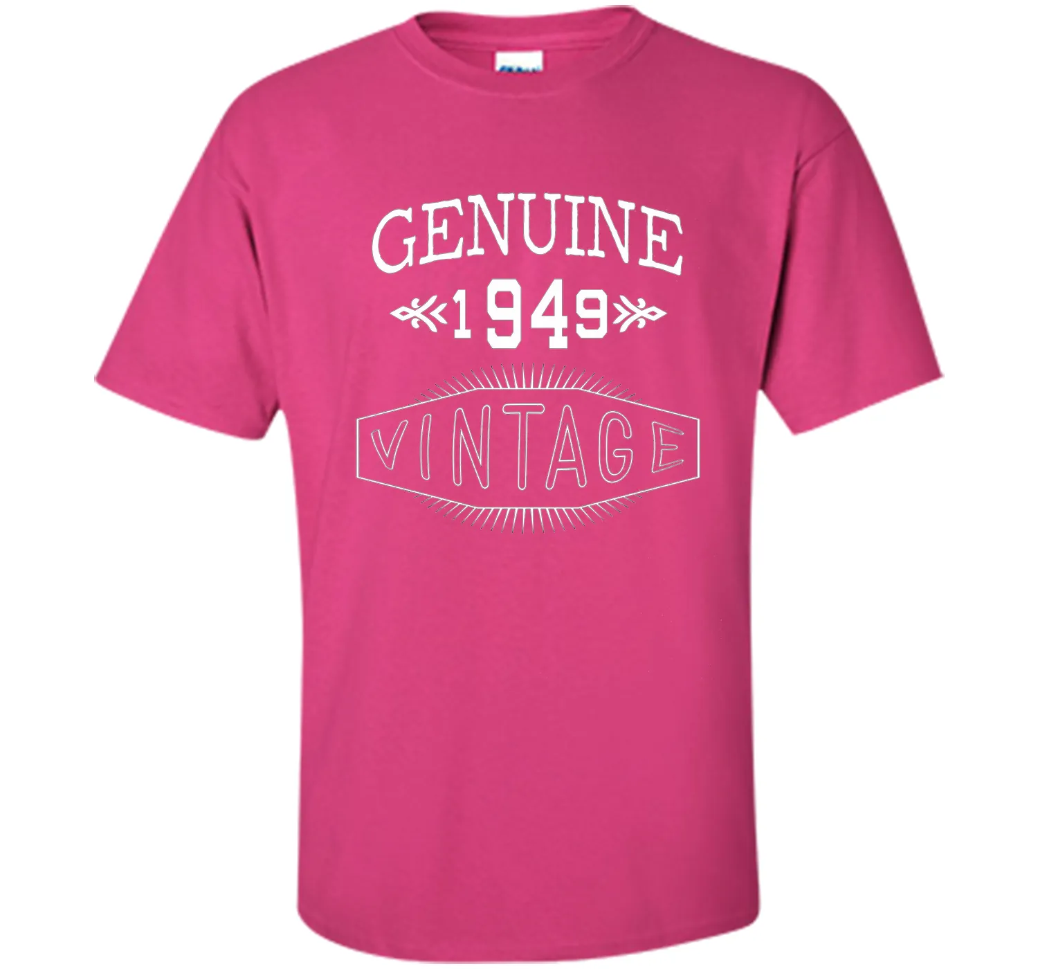 Genuine 1949 Vintage Birthday Gifts T-shirt For Men Women
