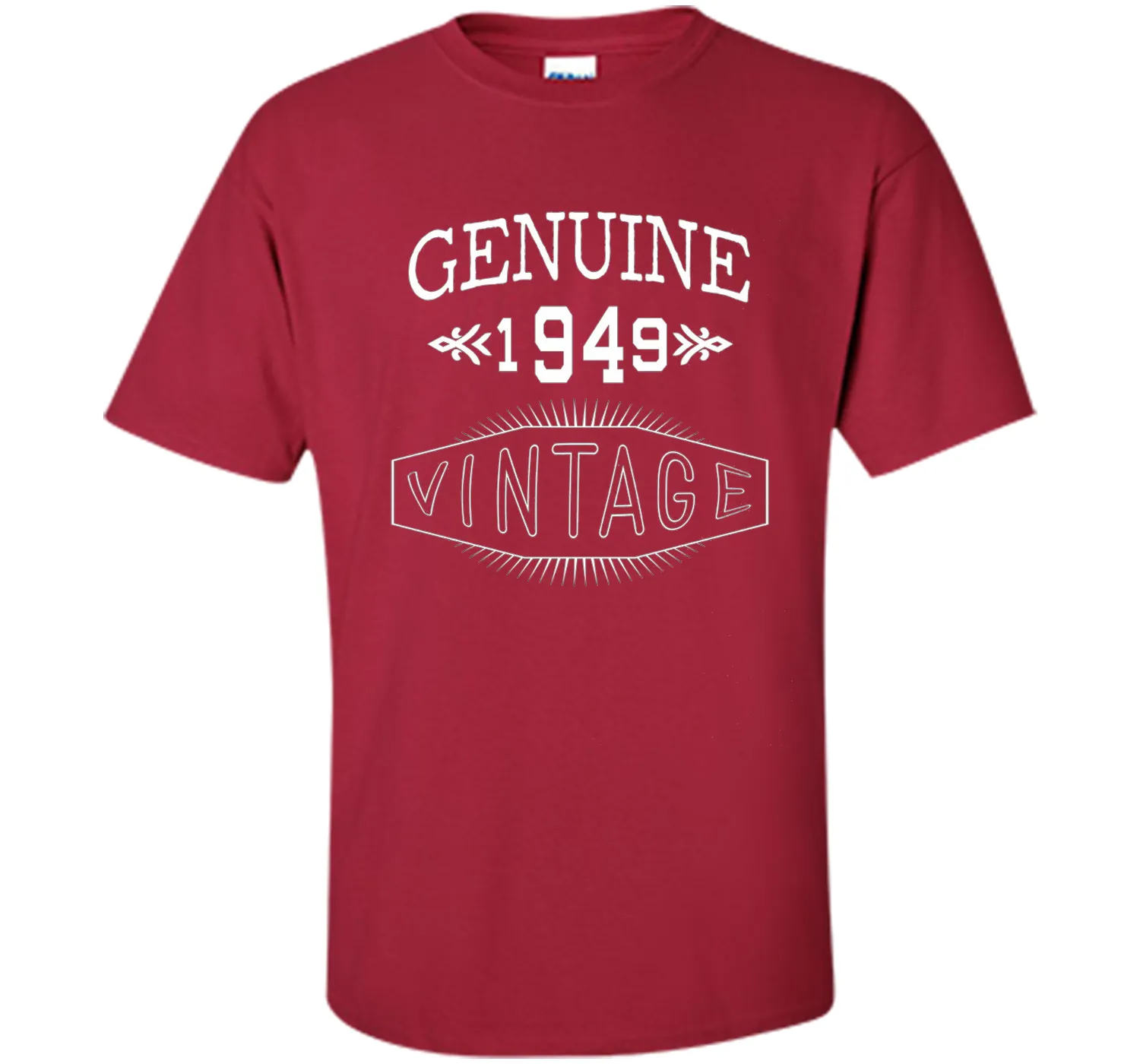 Genuine 1949 Vintage Birthday Gifts T-shirt For Men Women