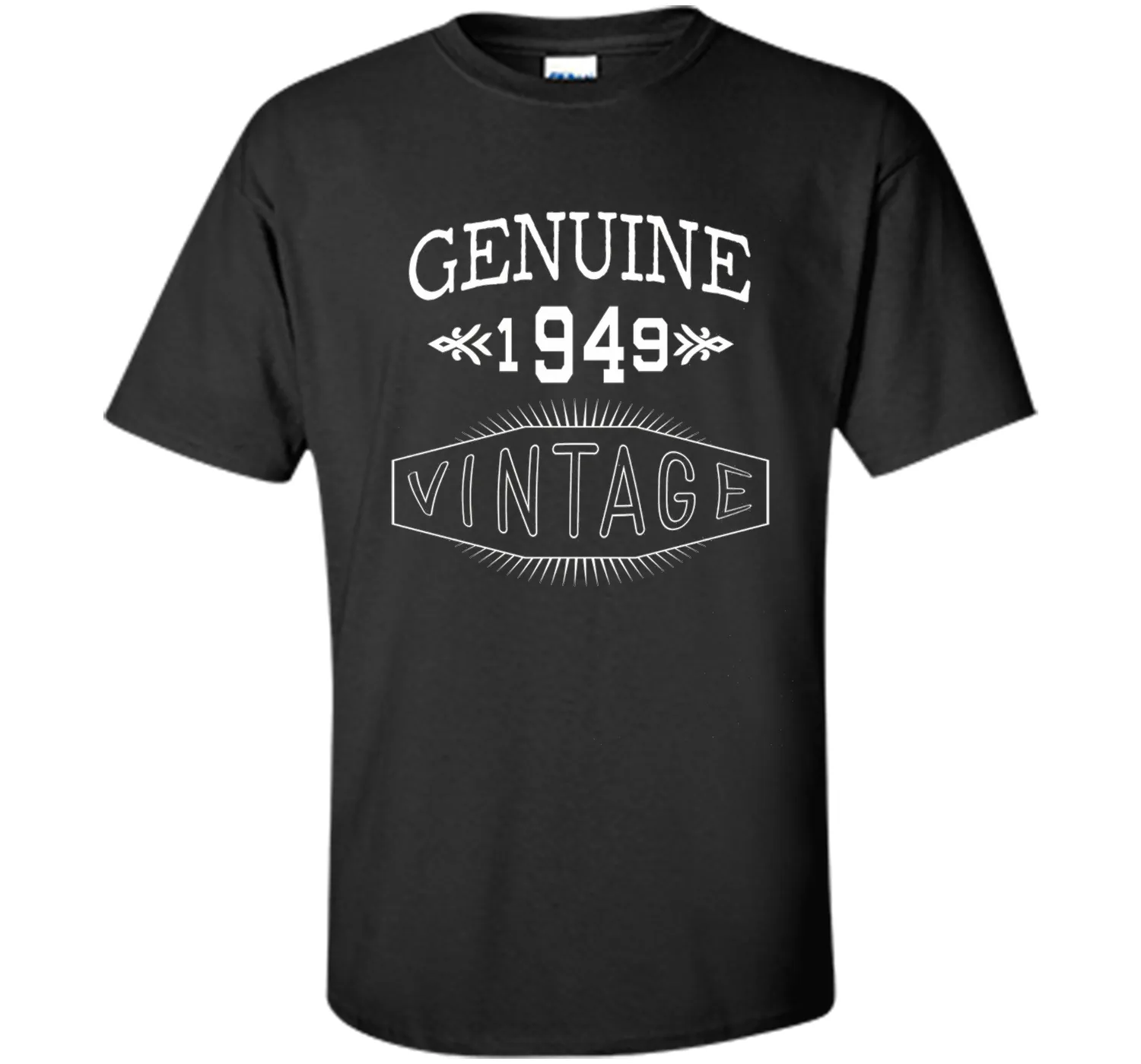 Genuine 1949 Vintage Birthday Gifts T-shirt For Men Women