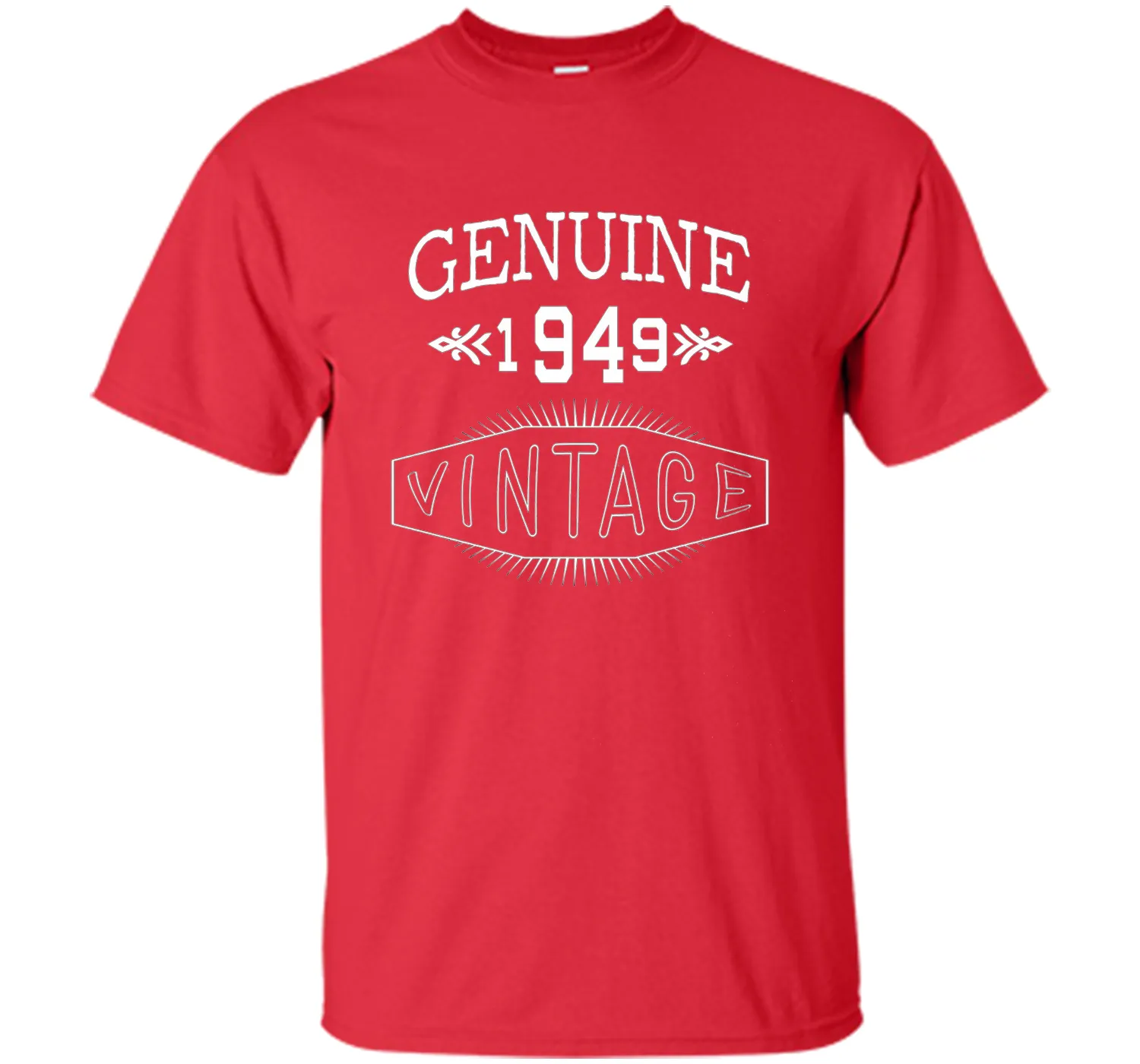 Genuine 1949 Vintage Birthday Gifts T-shirt For Men Women
