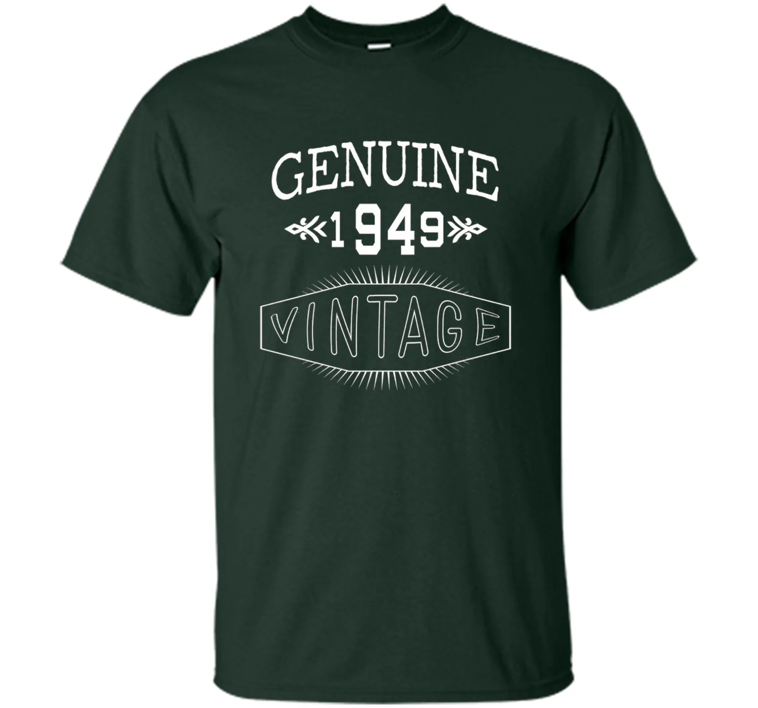 Genuine 1949 Vintage Birthday Gifts T-shirt For Men Women