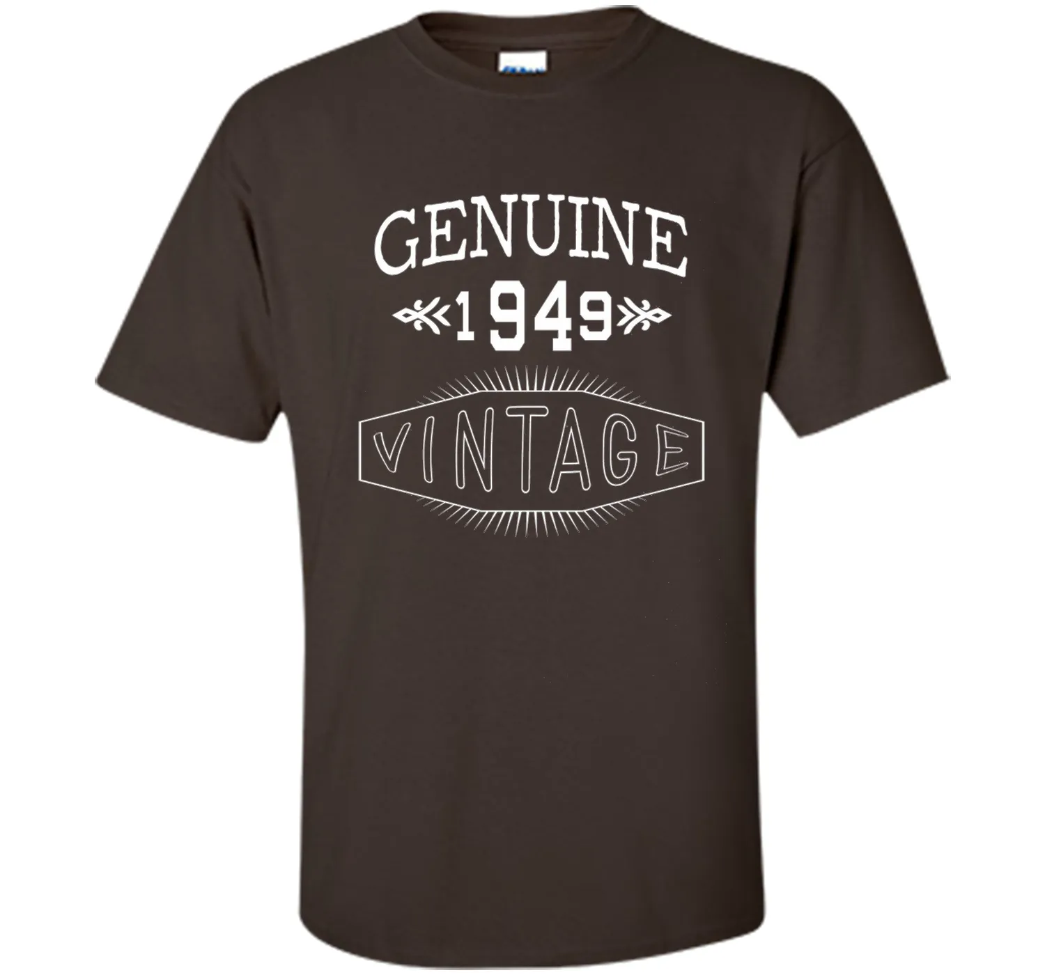 Genuine 1949 Vintage Birthday Gifts T-shirt For Men Women