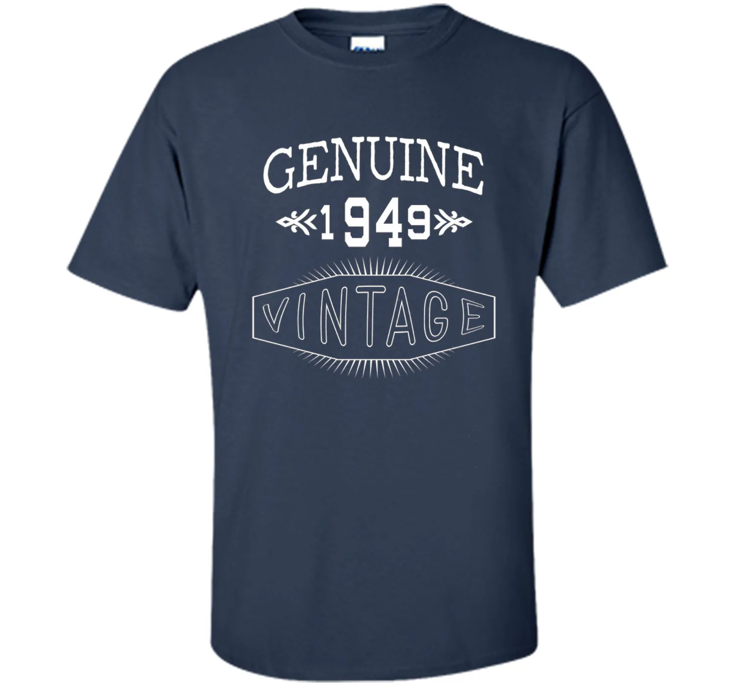 Genuine 1949 Vintage Birthday Gifts T-shirt For Men Women
