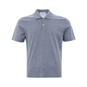 Gran Sasso Elegant Blue Cotton Polo for Refined Style